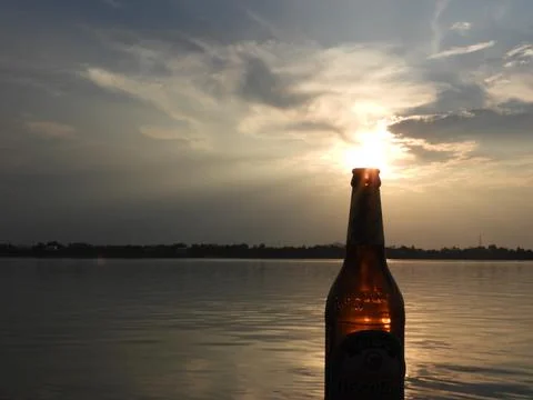 Mekong Beer Stock Photos