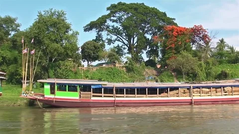 Mekong river Stock Footage 76937687
