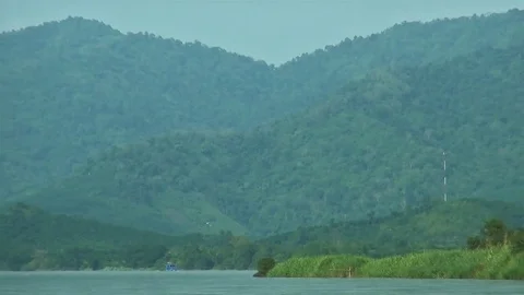 Mekong river Vídeo Stock 77968367