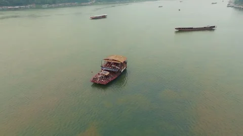 Mekong River in Laos (5) Stock-Footage 313740351