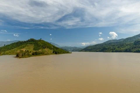 Mekong river, laos Stock Photos