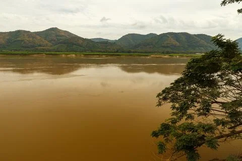 Mekong river. Laos Stock Photos