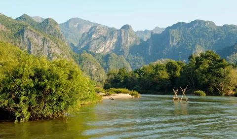 Mekong river. Stock Photos