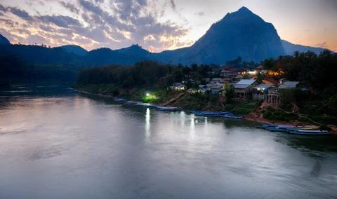 Mekong river. Stock Photos