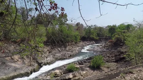 Mekong River Rapids, Don Khon island, Si Phan Don, Four Thousand Islands, Laos 動画素材 282117580