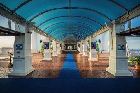 Melaka Straits Mosque Stock Photos