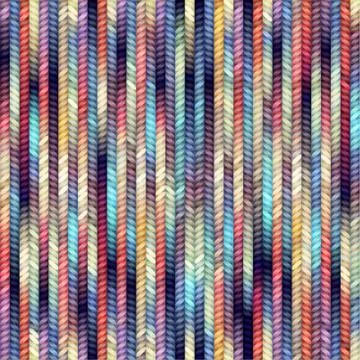 Melange knitting. 스톡 일러스트