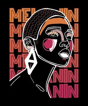 Melanin Stock Illustration