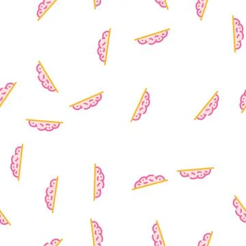 Melanoma disease vector seamless pattern sign Stock Illustration