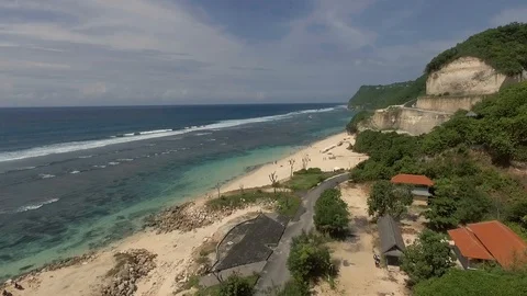 Melasti Beach Stock Footage 108741773