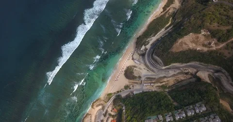 Melasti high cliff Stock Footage 95980339