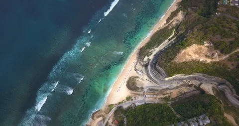 Melasti high cliff Stock Footage 95980992