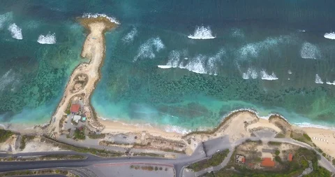 Melasti high cliff Stock Footage 95981465