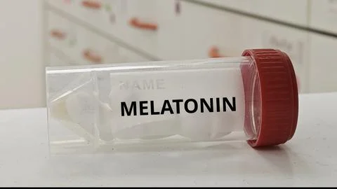 MELATONIN tablets for regulate sleep and treat insomnia Фото