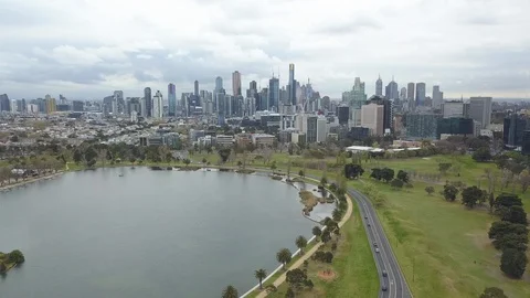 Melbourne aerial view Video stock 99129841