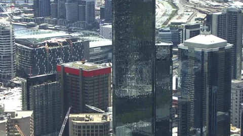 Melbourne Ariel View Video stock 45201932