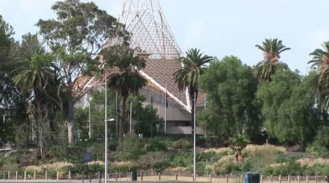 Melbourne Arts Centre Stock Footage 11213925