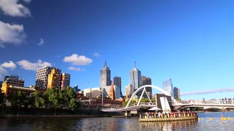 Melbourne in Australia Stock Footage 44825834