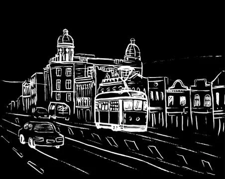 Melbourne, Australia Stock-Illustration