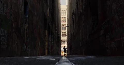 Melbourne Back Street Stock Footage 139231575