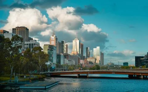 Melbourne CBD , Australia . Stock Photos