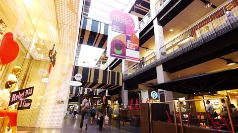 Melbourne Central Internal Video stock 1069661