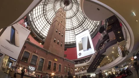 Melbourne Central Shopping Centre moving time-lapse Vidéo 62823547