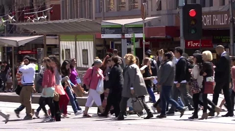 Melbourne City Life Video stock 45201885