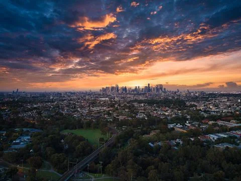 Melbourne City Stock Photos