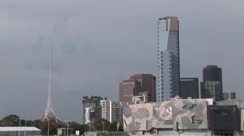 Melbourne Eureka Tower Stock Footage 11213551