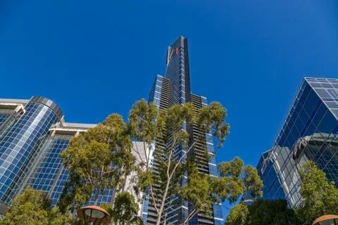 Melbourne Eureka tower Stock Photos
