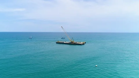 Melbourne, FL Beach Aerial Stockbeeldmateriaal 90870340