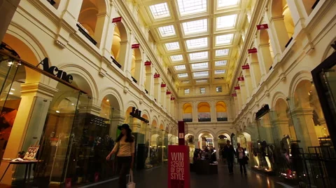 Melbourne GPO Internal Ground level Video stock 1069765