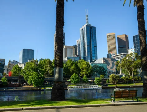 Melbourne Hyper Lapse 4K Stock Footage 33714699