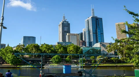 Melbourne hyper lapse Stock Footage 33715032