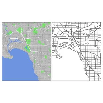 Melbourne Stock Illustration