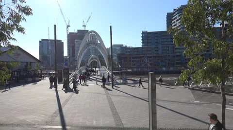 Melbourne people  timelapse Stock Footage 54559942