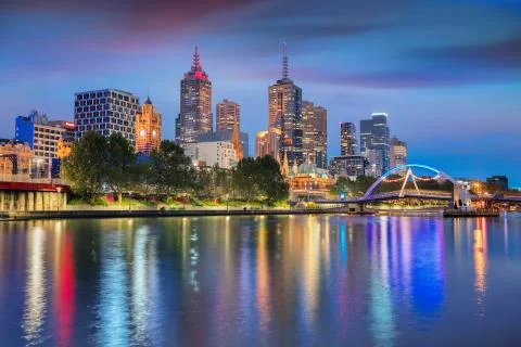 Melbourne. Foto stock