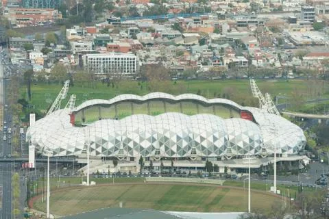 Melbourne Rectangular Stadium, AAMI Park Foto stock