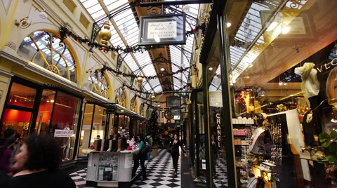 Melbourne Royal Arcade Internal Video stock 1069638