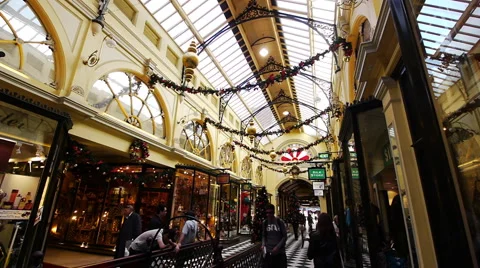 Melbourne Royal Arcade Internal Video stock 1069660