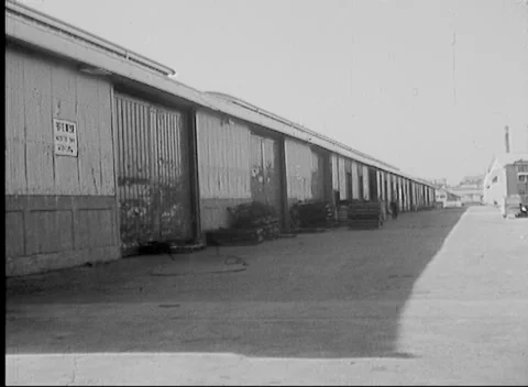 MELBOURNE SHIPPING DOCKS (1970) Stock Footage 168598115