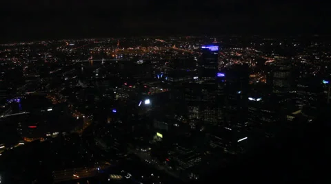 MELBOURNE SKYLINE Stock Footage 34017378