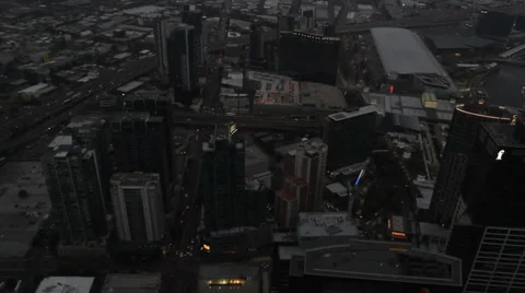MELBOURNE SKYLINE Stock Footage 34020233