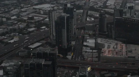 MELBOURNE SKYLINE Stock Footage 34024364