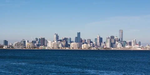 Melbourne Skyline Stock Photos