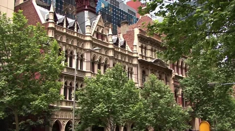 Melbourne Street 스톡 동영상 45200261