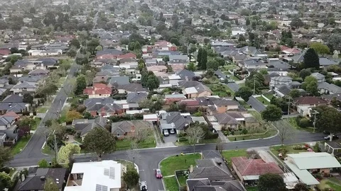 Melbourne suburbs Video stock 80946211
