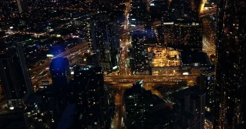 Melbourne Time Lapse from Eureka Tower, Night Stock Footage 70196699