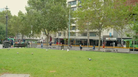 Melbourne Tram Stock Footage 247866147